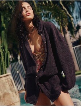 Free People NWT Samia Cardi